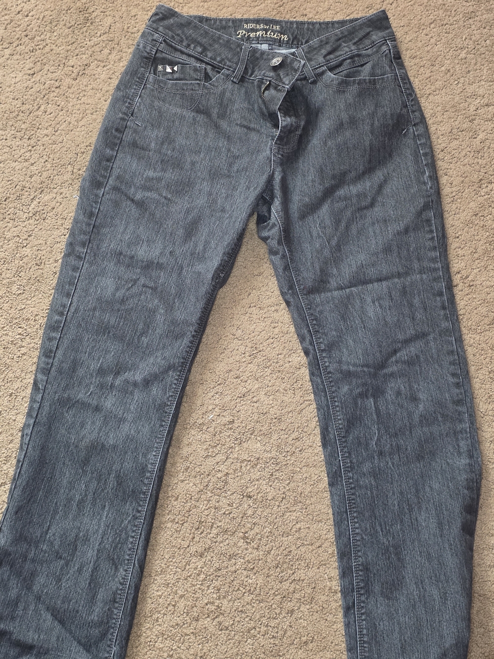 Riders by Lee Women's Boot Cut Jeans in Charcoal
